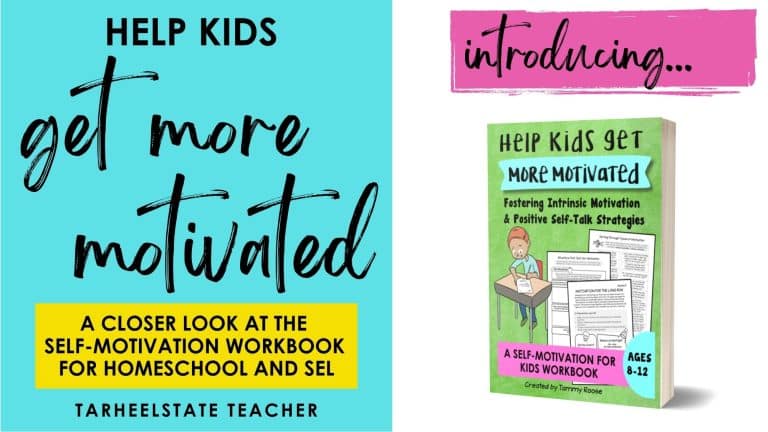 a social emotional learning self-motivation workbook for teaching motivation to kids with positive self-talk activities and worksheets on motivation