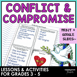 lessons and activities for teaching conflict resolution social emotional learning unit