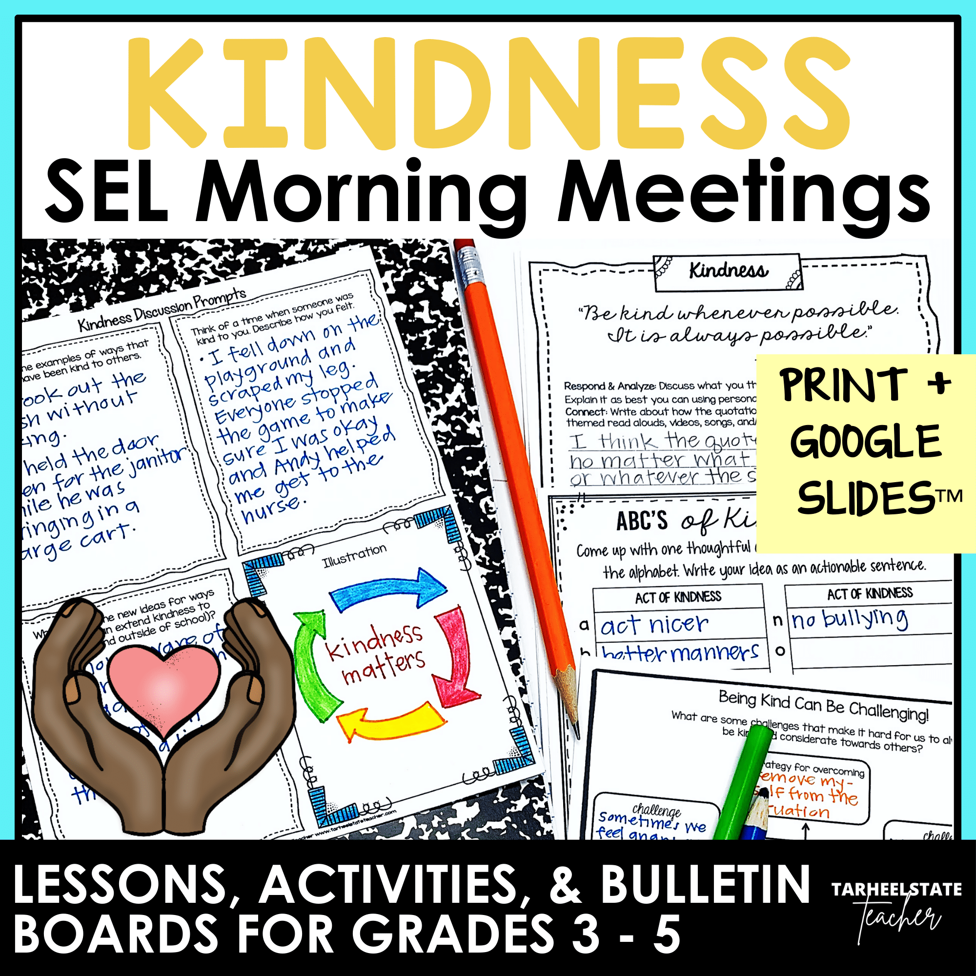 lessons and activities for teaching kindness social emotional learning unit
