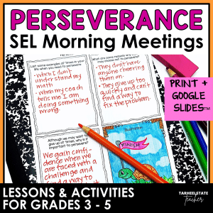 1 perseverance teaching unit cover