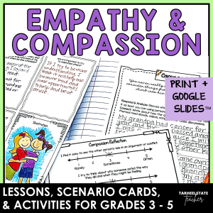 lessons and activities for teaching empathy social emotional learning unit