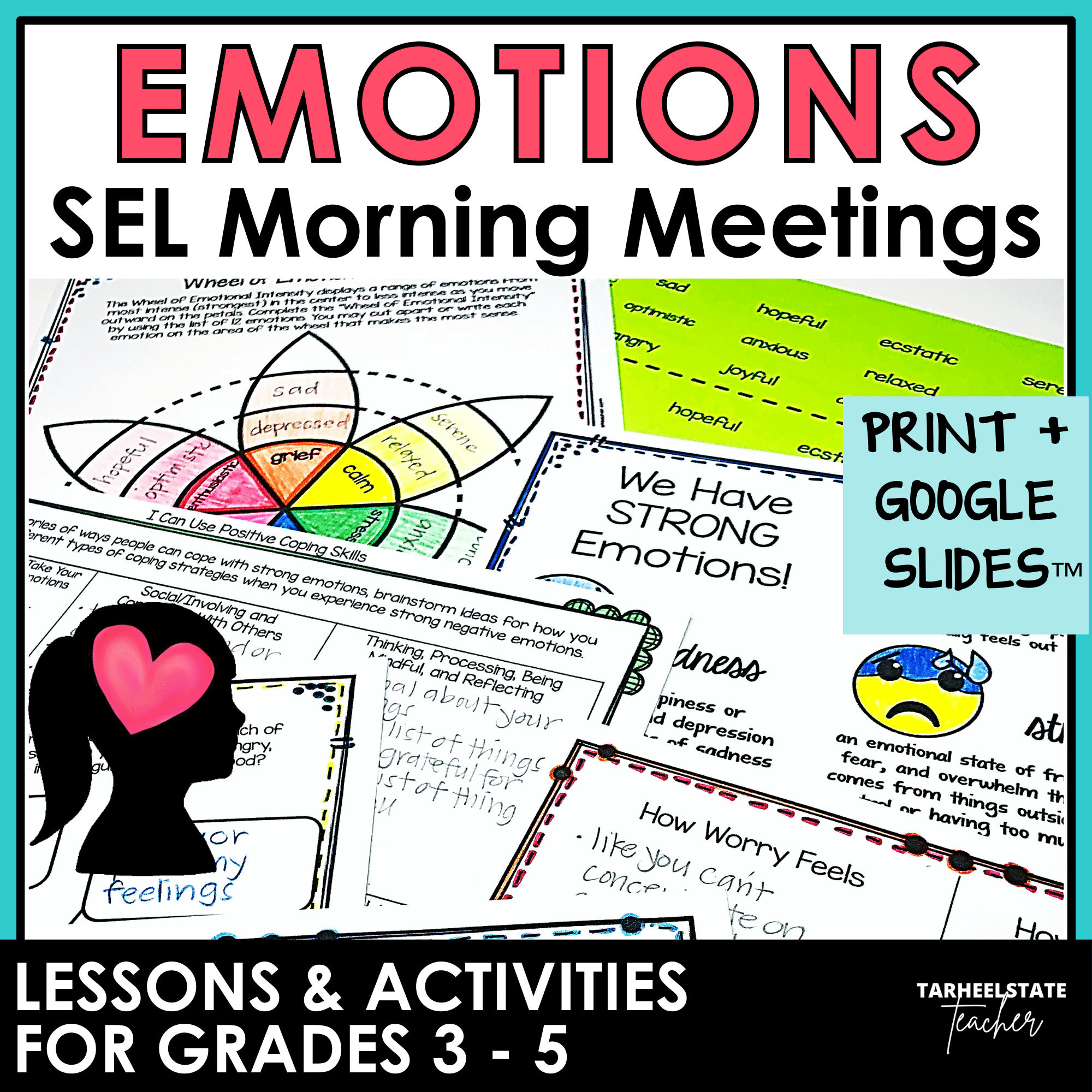 lessons and activities for learning to manage emotions anger sadness anxiety social emotional learning unit