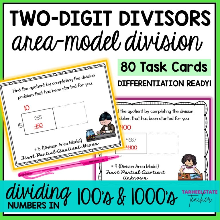 2 digit divisors area model
