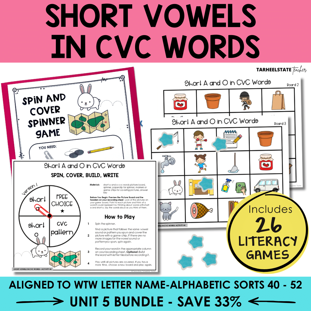 Letter Name Unit 5 Bundle Cover