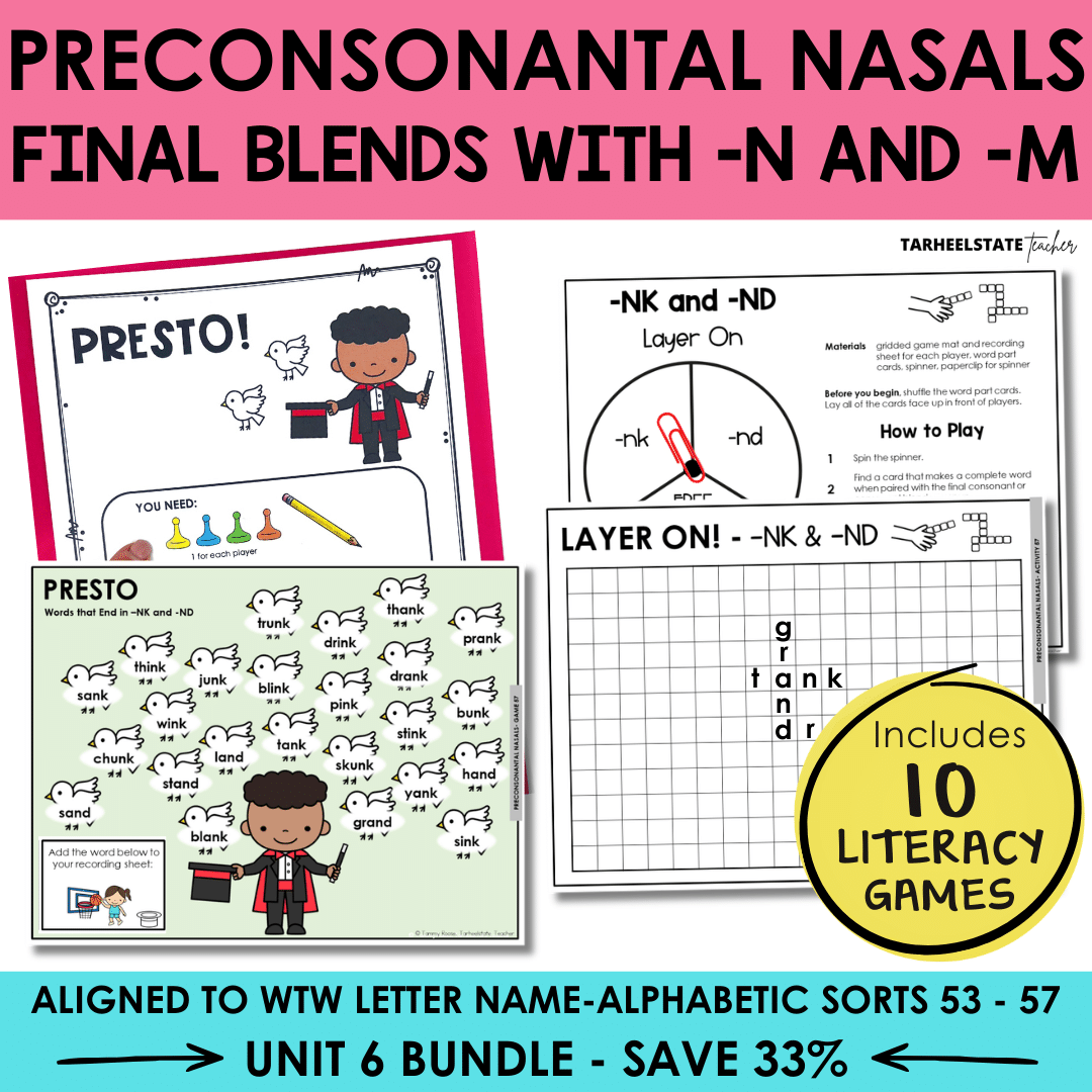 Letter Name Unit 6 Bundle Cover