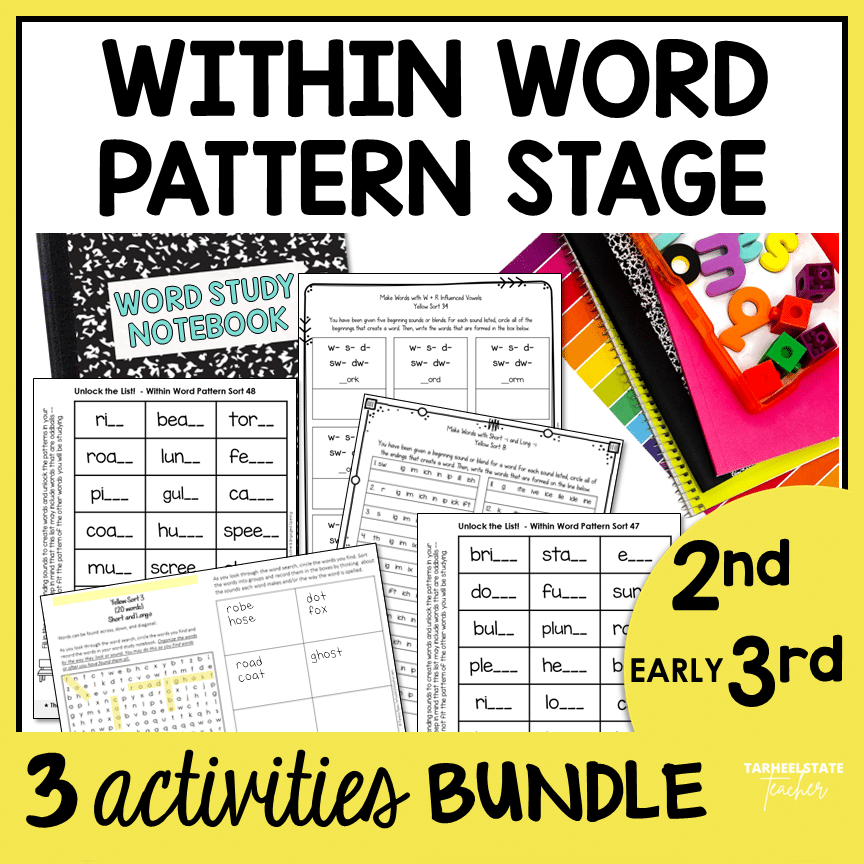 Within Word 3 Activities Bundle