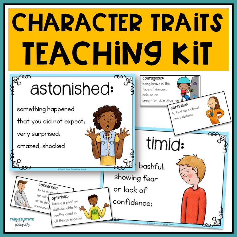 character traits teaching kit