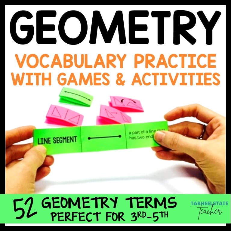 geometry vocabulary games activities