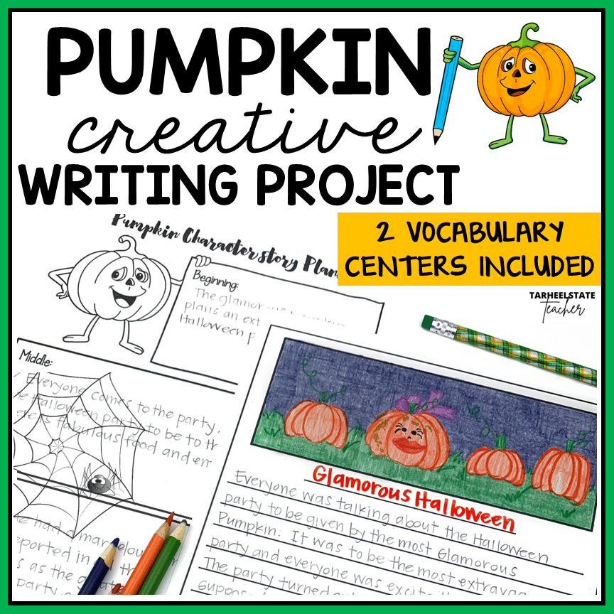 halloween writing project tarheelstateteacher