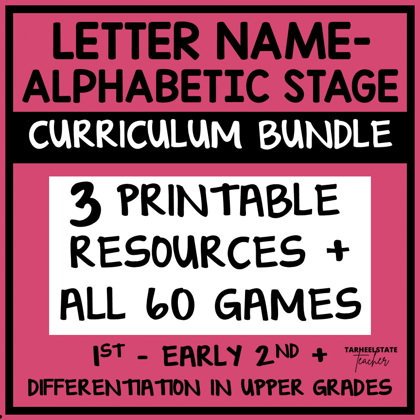 letter name all everything bundle