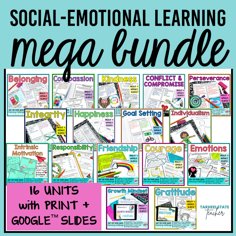 year long social emotional learning curriculum