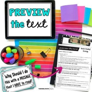 standardized reading comprehension tests free minilesson preview the text