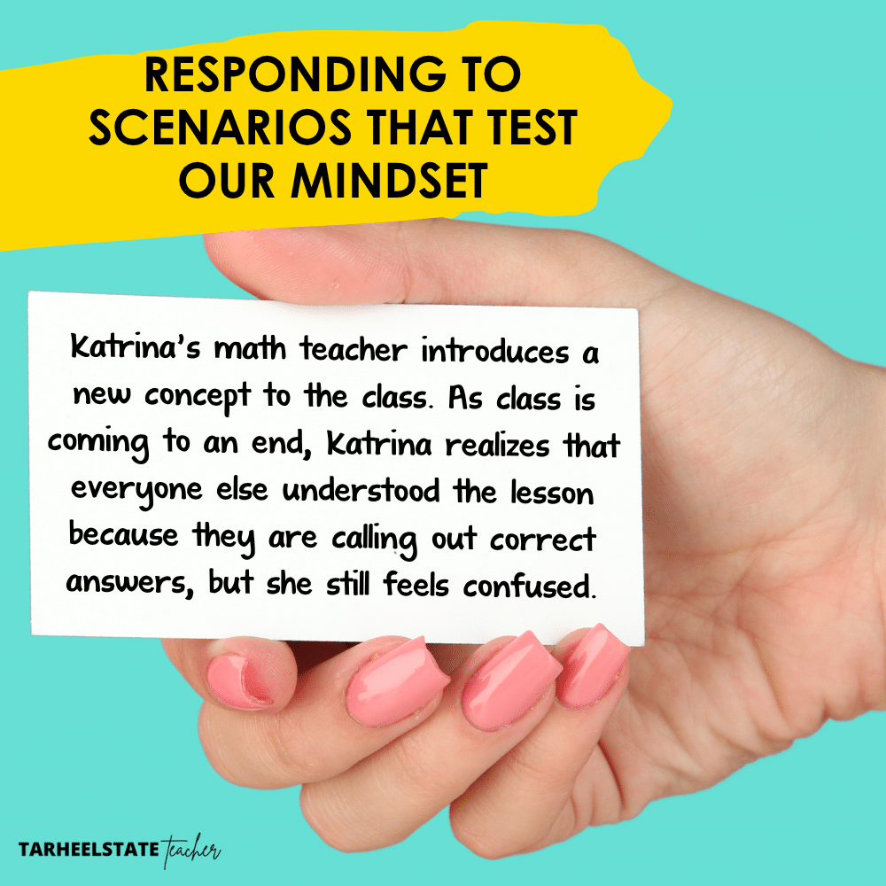 The Difference Between Growth Mindset and Fixed Mindset: 10 Growth Mindset vs Fixed Mindset Activities for Students - 10 Growth Mindset vs Fixed Mindset Activities for Students Image 6 social emotional learning scenarios and growth mindset activities for students