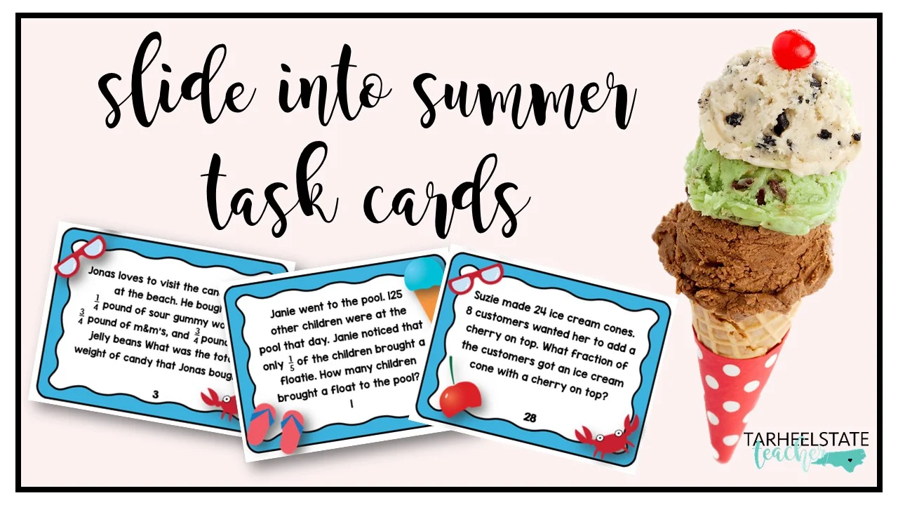 4thgrademathreviewtaskcards