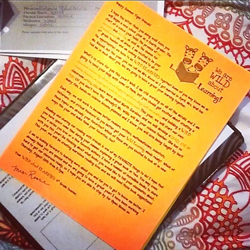 BacktoSchoolStudentLetter