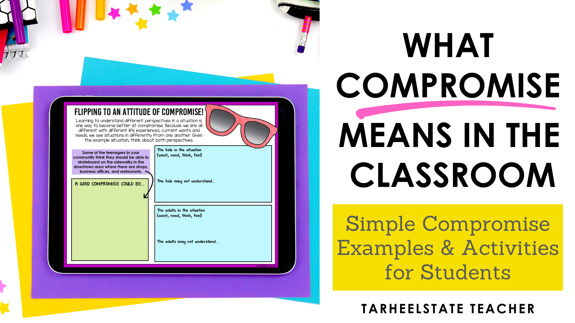 Get More Out of Morning Meetings: Free 5-Day Professional Development for Teachers - CompromiseBlogPostHeader What Compromise Means in the Classroom: Simple Compromise Examples and Activities for Students
