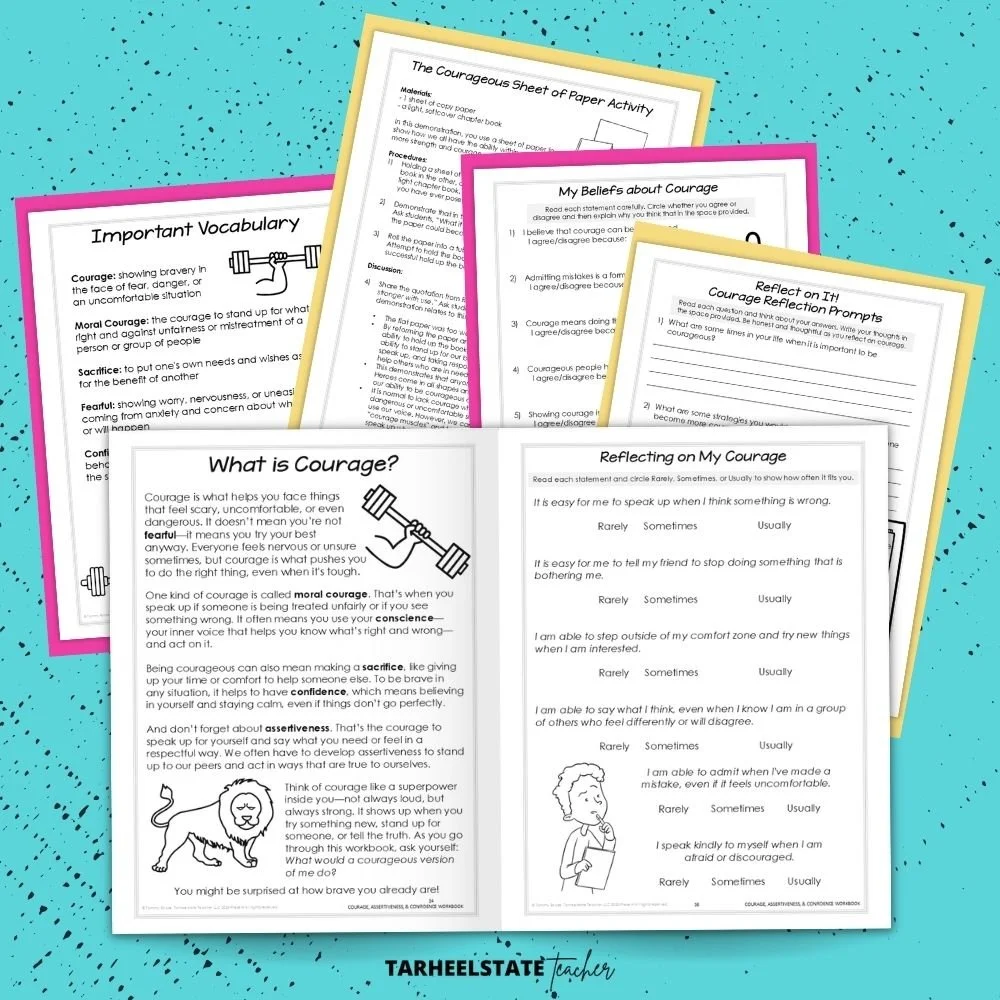 Helping Kids Build Courage and Confidence: A Courage & Assertiveness Workbook for Ages 8–12 - CouragePODWorkbook3 CouragePODWorkbook3