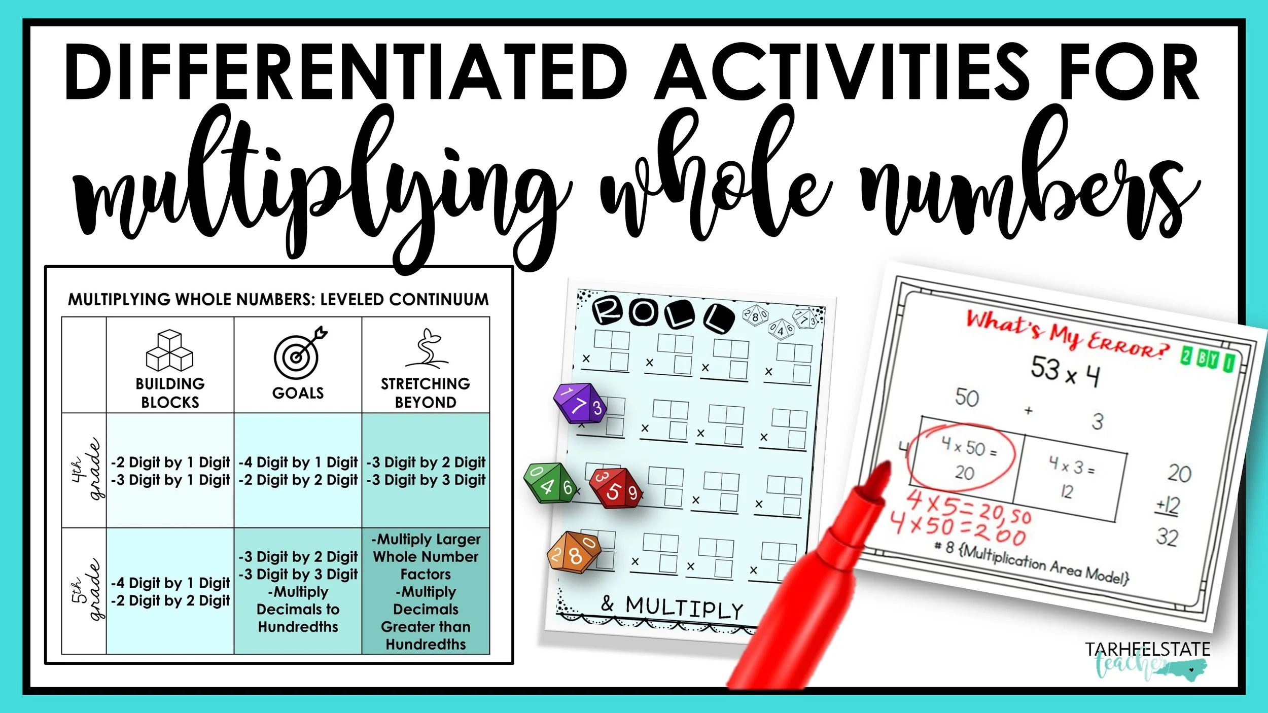 Differentiatedactivitiesformultiplyingwholenumbers