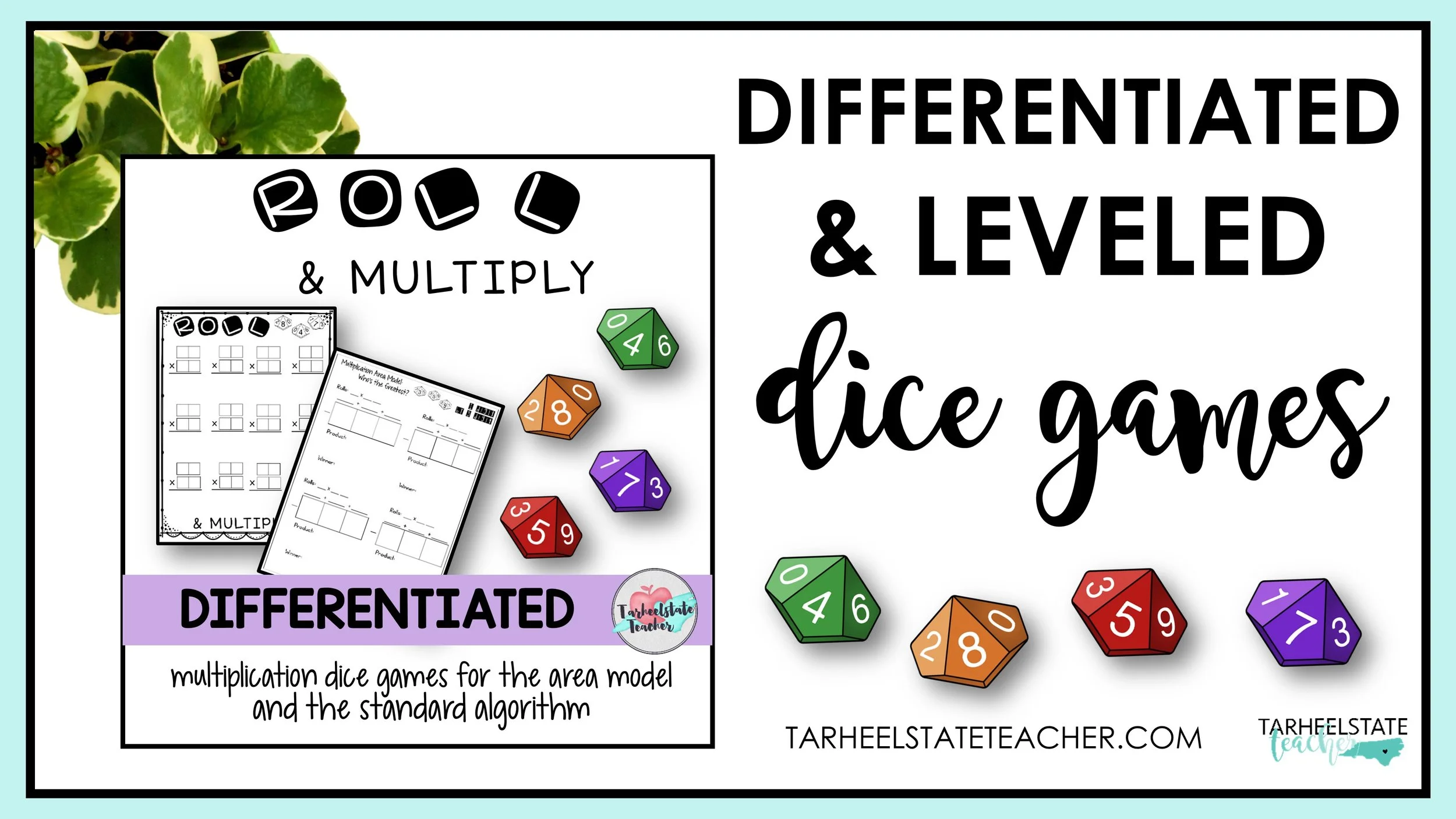 Differentiatedandleveleddicegames2