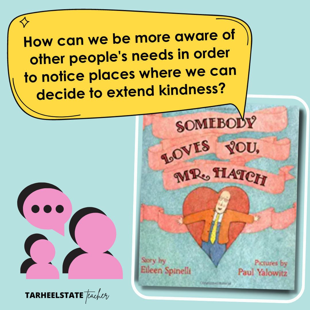 "Somebody Loves You, Mr. Hatch" Kindness Activity - FavoriteKindnessBlogPostIG28929 favorite kindness activity for teaching kindness to upper elementary students