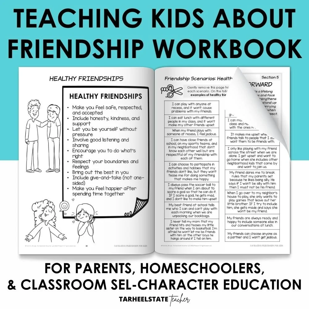 Teaching Kids About Friendship: A Character-Building Homeschool and SEL Workbook for Ages 8–12 - FriendshipPODWorkbookPostImage1 FriendshipPODWorkbookPostImage1