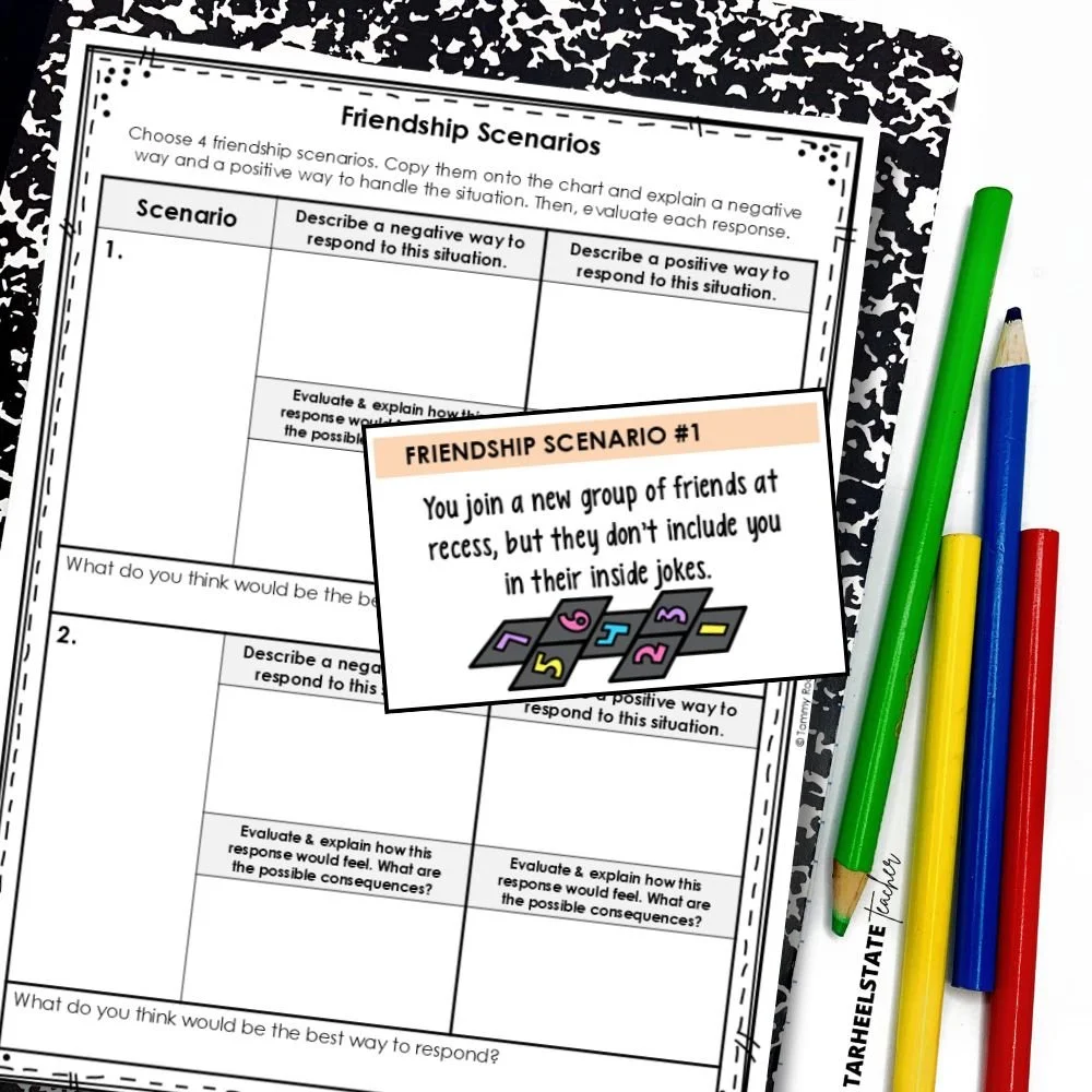 friendship scenarios helping students navigate through friendship challenges