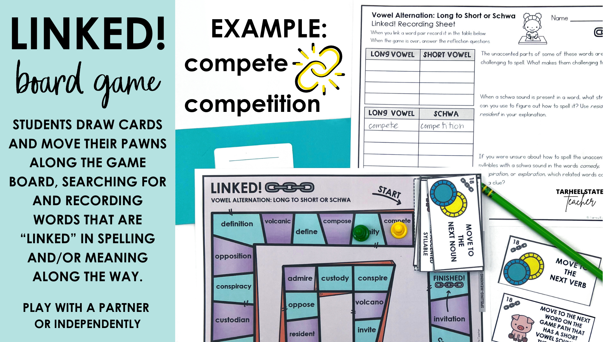 Examining Vowel and Consonant Alternation in Related Words through the Spelling-Meaning Connection - Derivational Relations Spellers - LinkedGame18 LinkedGame18