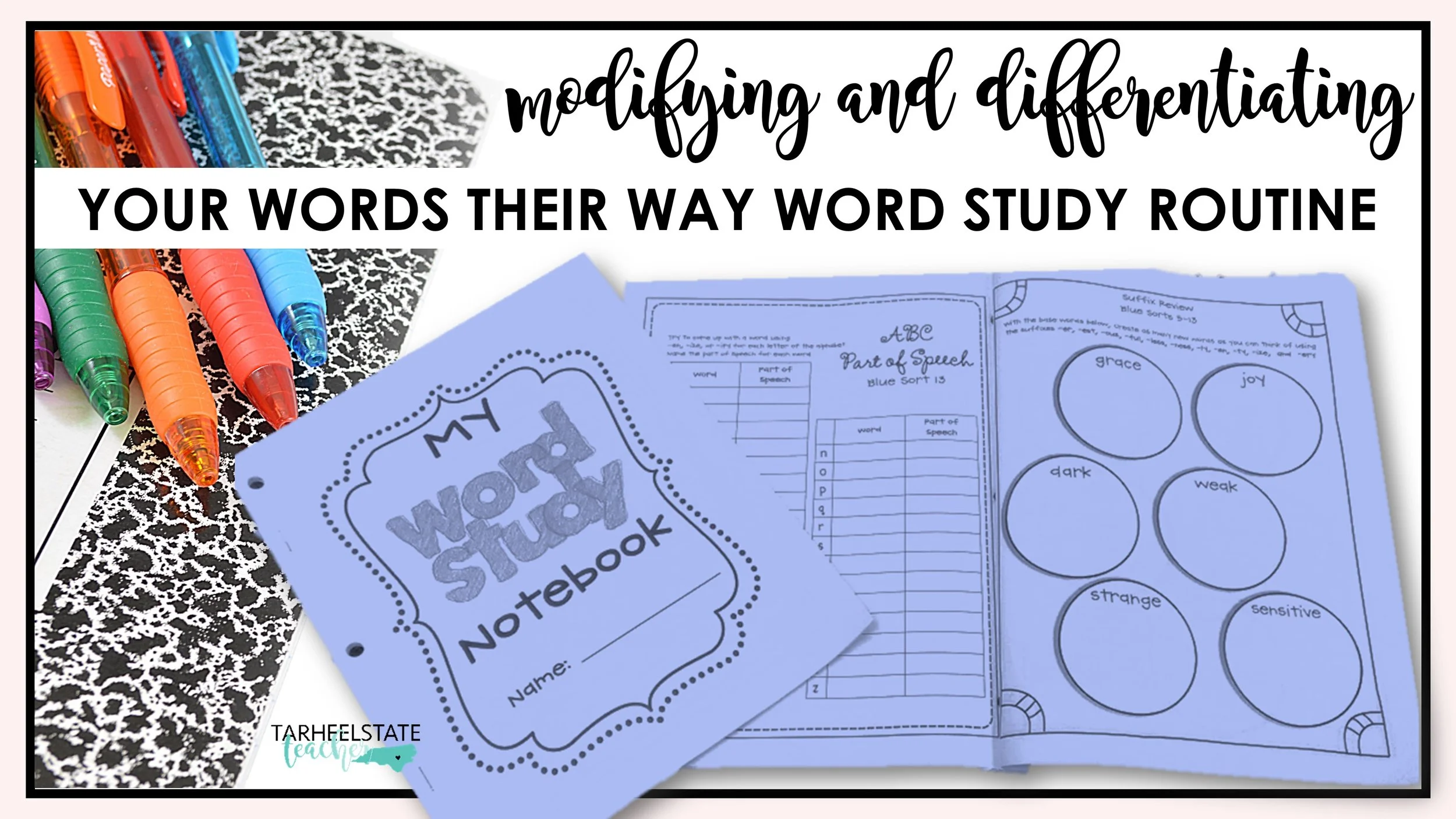 Modifyinganddifferentiatingyourwordstheirwaywordstudyroutine