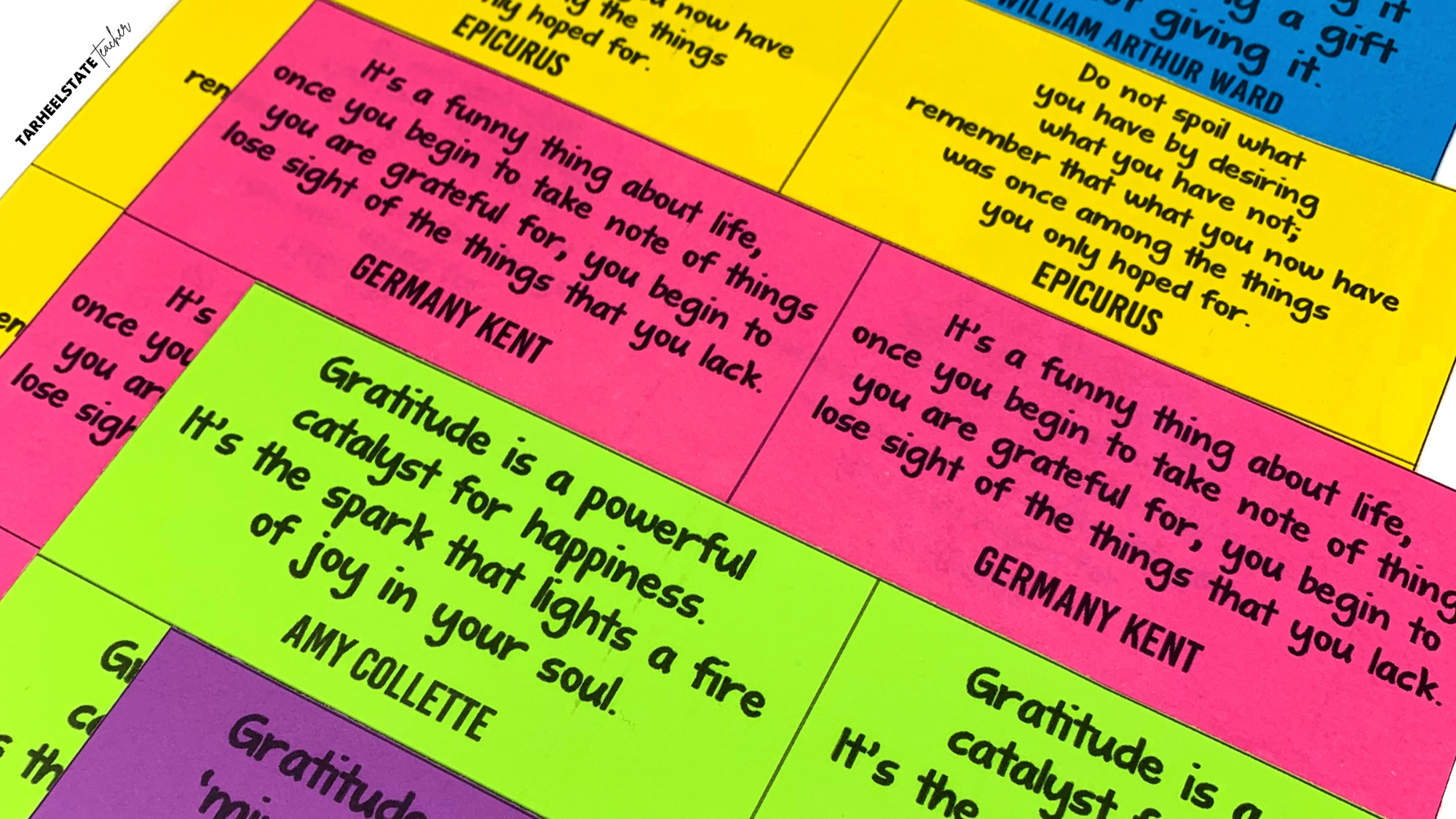 gratitude activities for elementary students