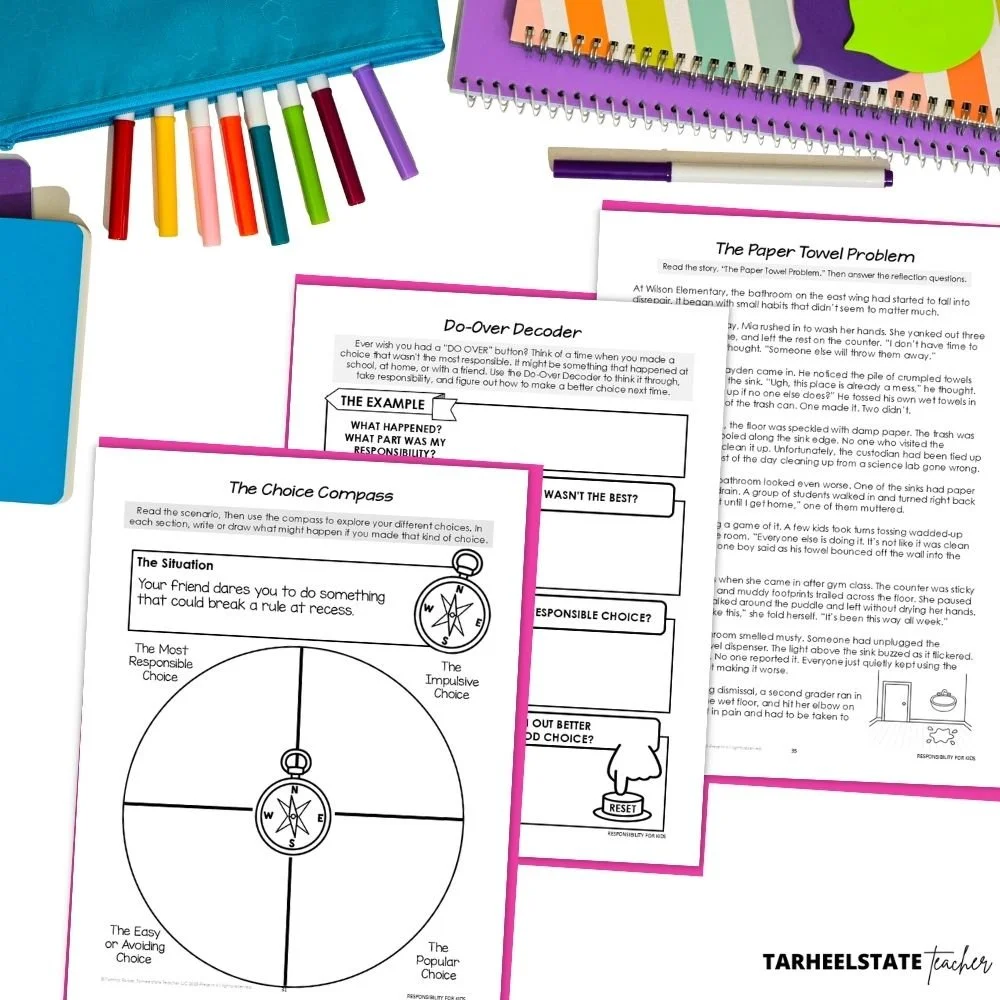 Teaching Responsibility for Kids: How to Help Children Follow Through, Make Good Choices, and Build Accountability - ResponsibilityPODWorkbookPostImage4 ResponsibilityPODWorkbookPostImage4