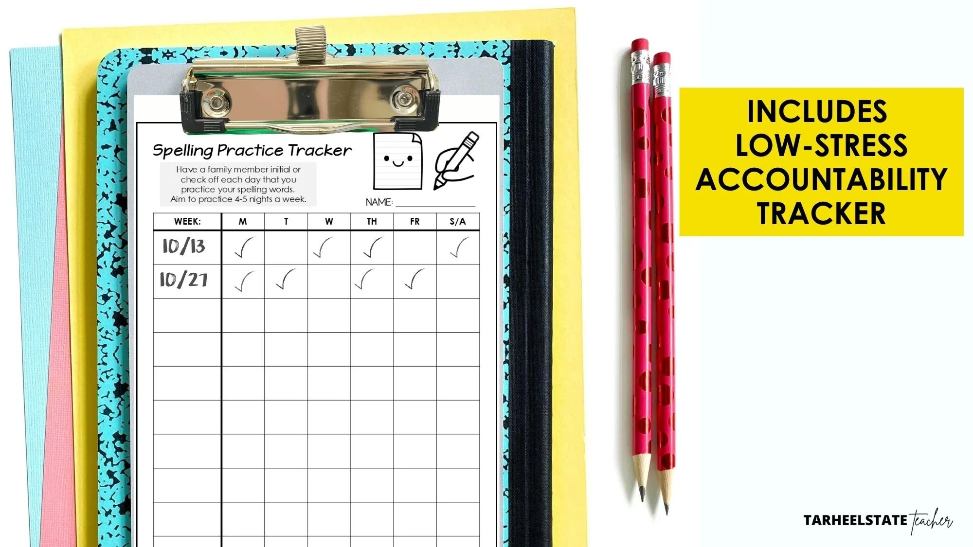 How to Make Spelling Homework Easy, Consistent, and Stress-Free - SPELLINGHOMEWORKACCOUNTABILITYCHART SPELLINGHOMEWORKACCOUNTABILITYCHART