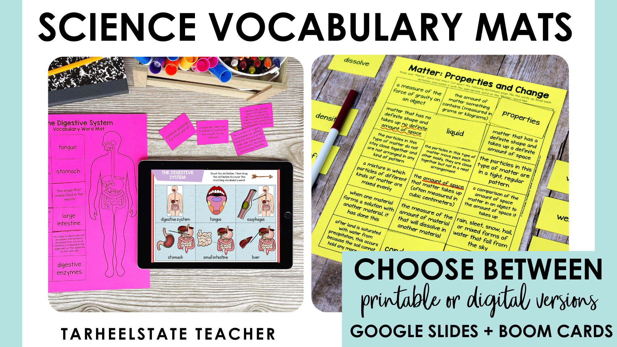 ScienceVocabularyMats 1