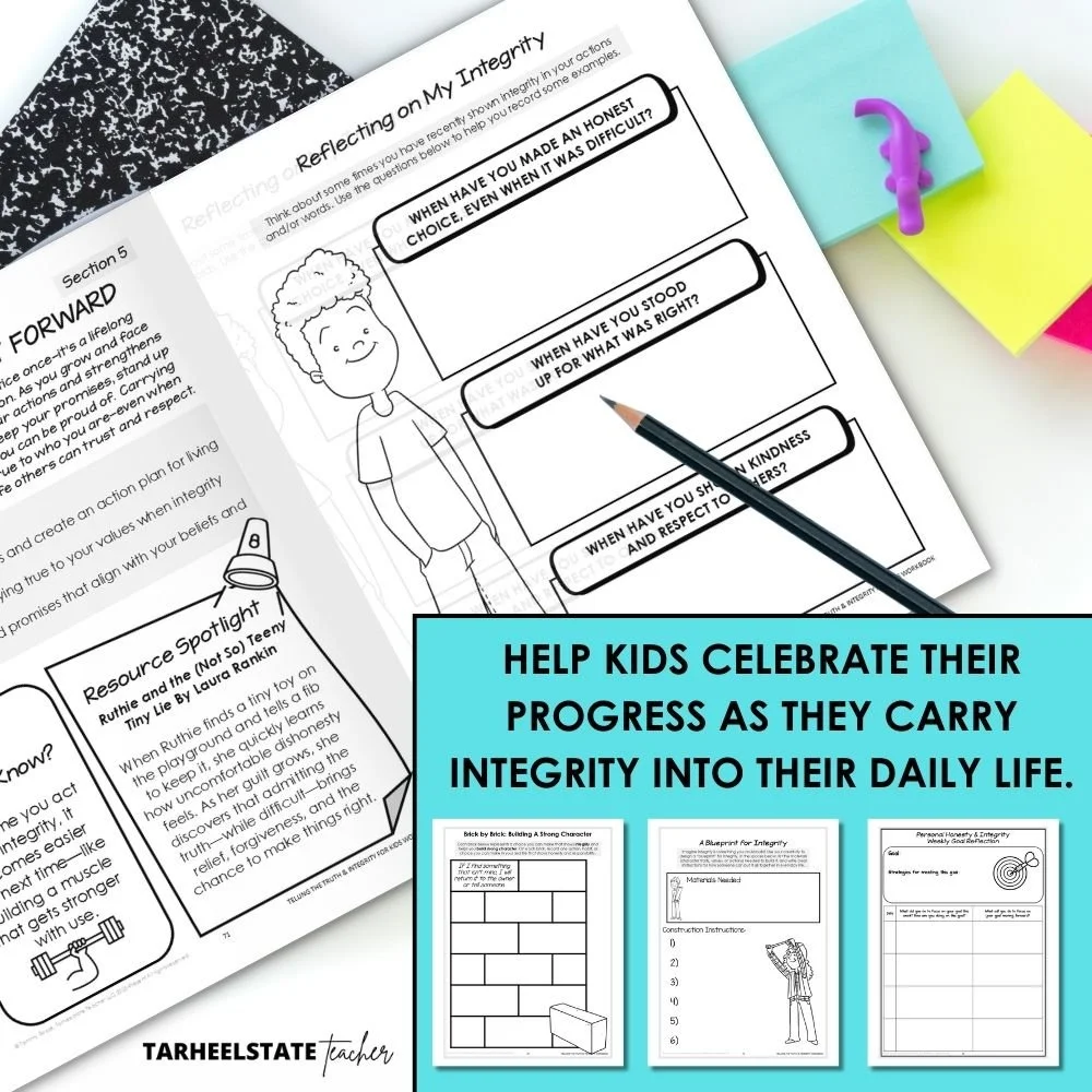 Teaching Kids About Honesty and Integrity: A Character-Building Homeschool and SEL Workbook for Ages 8–12 - TeachingKidsAboutLyingIntegrityWorkbookImage7 building character workbook on integrity