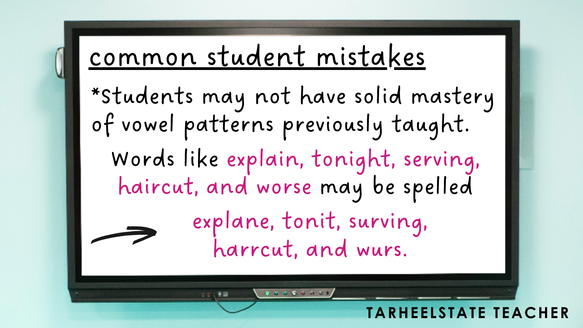 Teaching Long Vowel Patterns, R-Controlled Vowel Patterns, Ambiguous Vowel Patterns, and Diphthongs in Accented Syllables - TeachingLongVowels2CAmbiguousVowels2C26DiphthongsinAccentedSyllablesCommonMistakesImage1 TeachingLongVowels2CAmbiguousVowels2C26DiphthongsinAccentedSyllablesCommonMistakesImage1