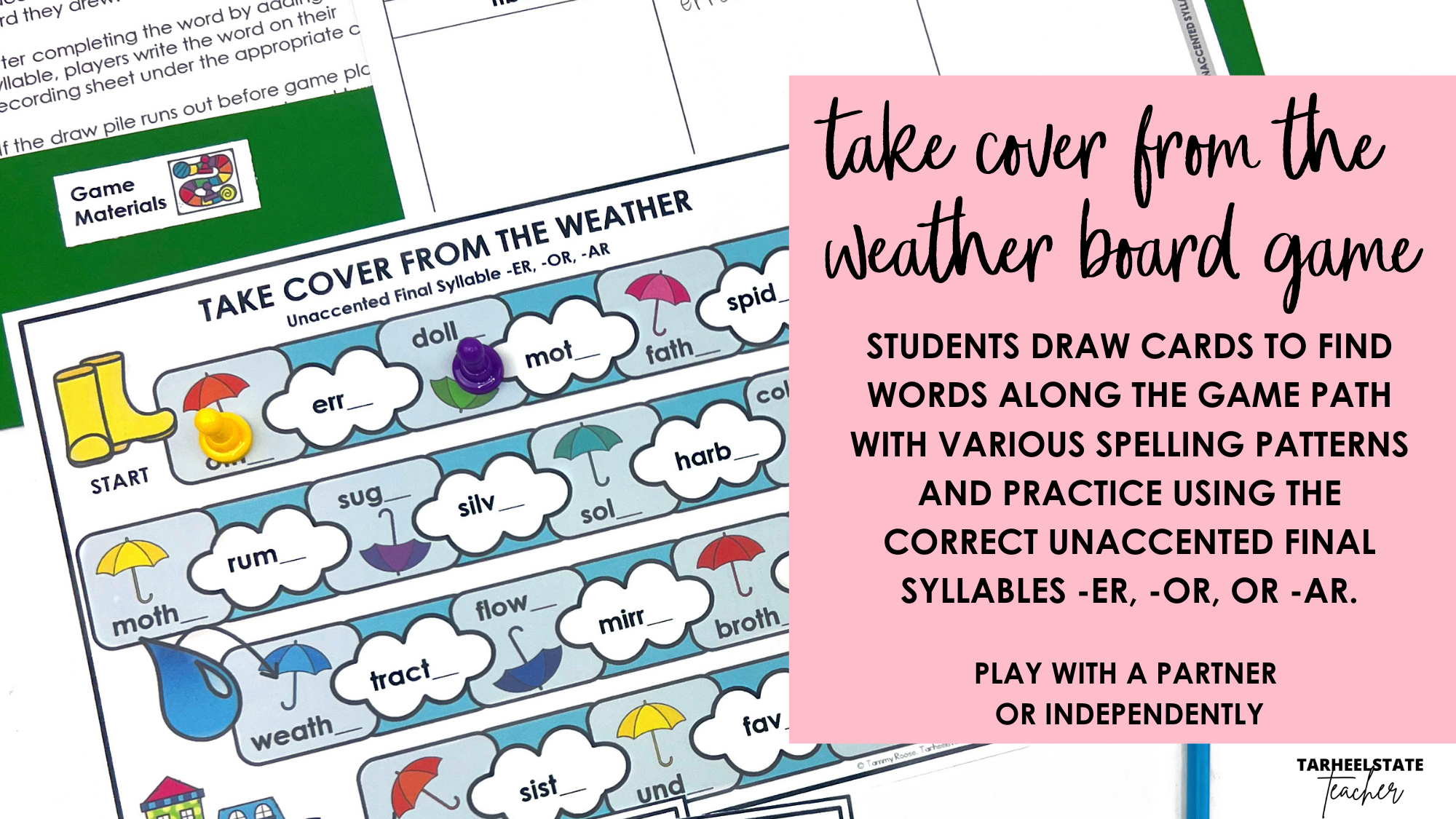 TeachingUnaccentedSyllablesGame1