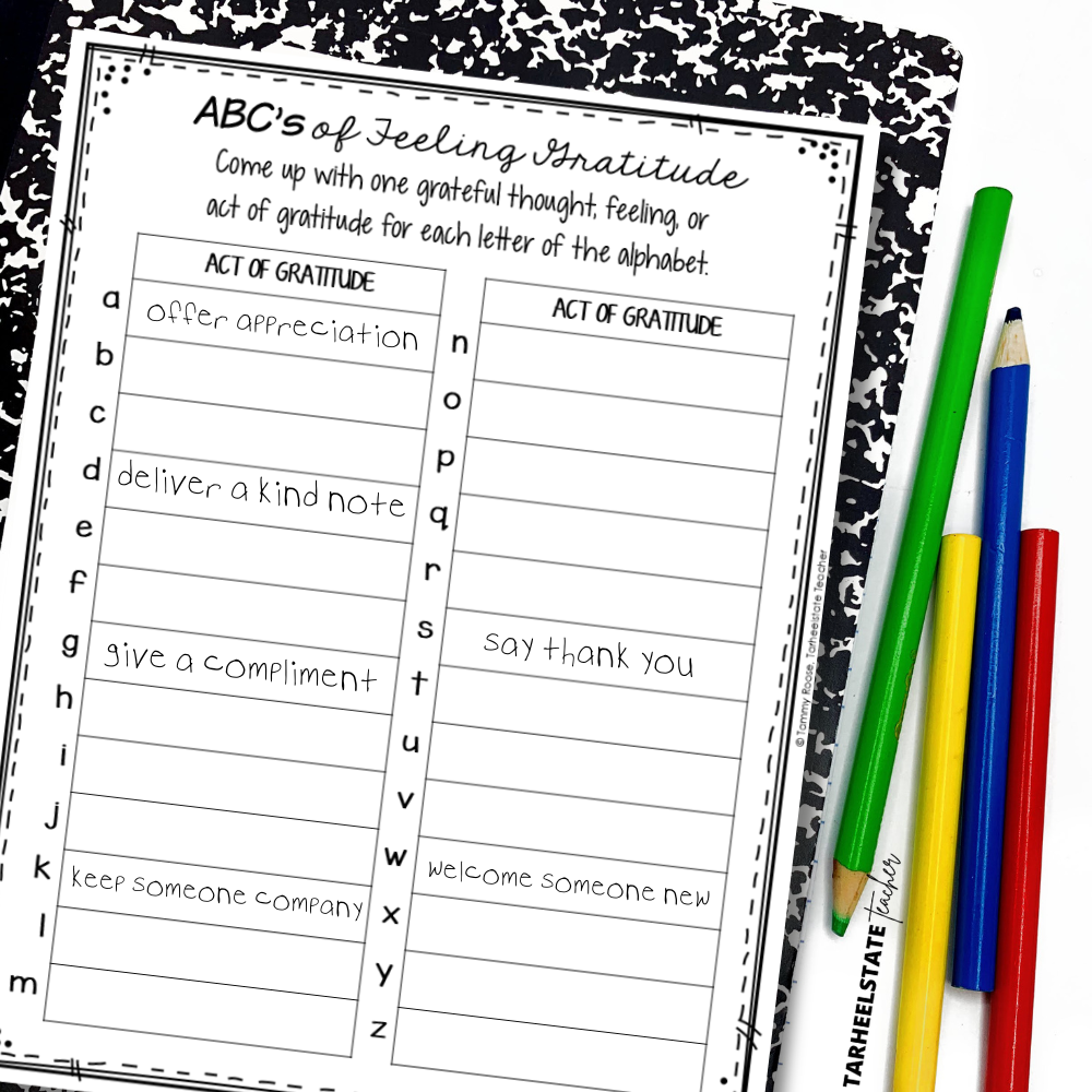 Teaching the Types of Gratitude to Inspire Everyday Gratitude in Students - TypesofGratitudeImage3 gratitude activities for teaching everyday gratitude