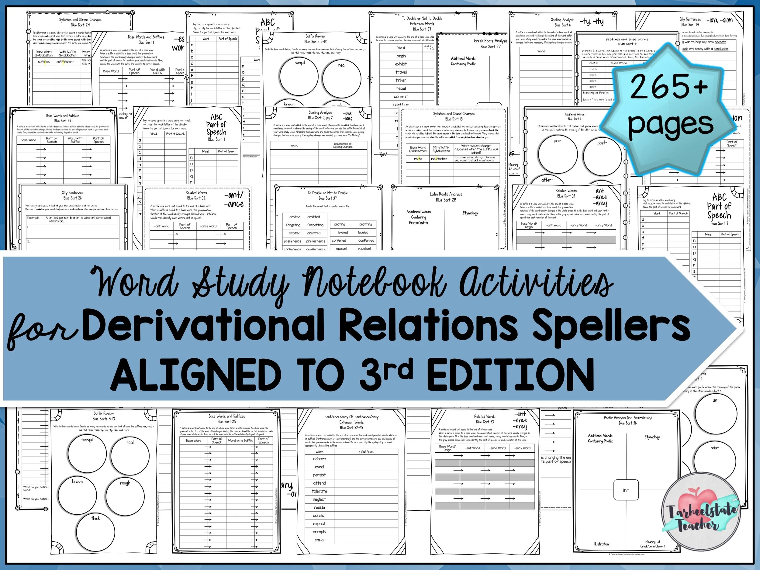 How to Modify and Differentiate your Word Study Routine - WordStudyNotebookderivationalrelationspellers WordStudyNotebookderivationalrelationspellers