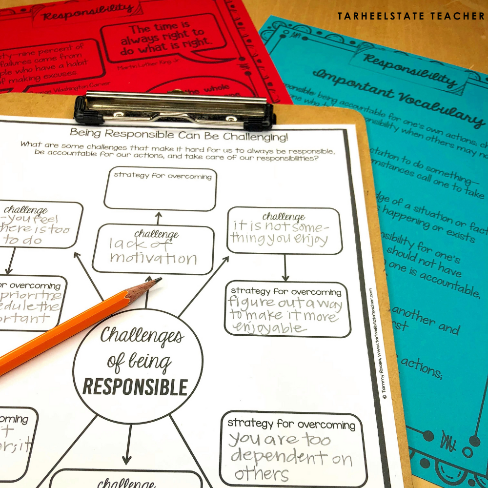 challengesofbeingresponsiblegraphicorganizer