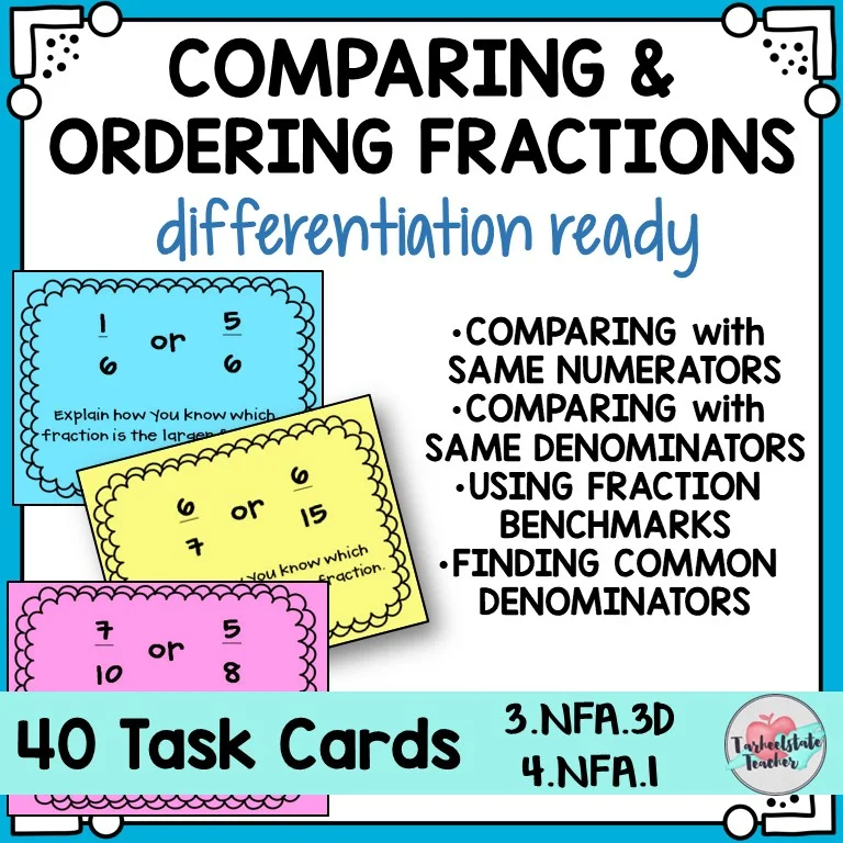 comparingfractionstaskcards