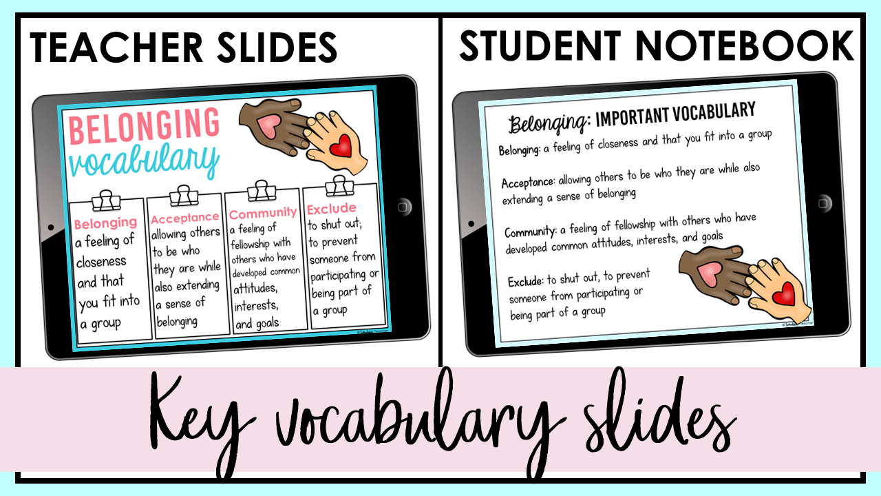 googleslidesformorningmeetingbelongingvocabularyforteacherstudent
