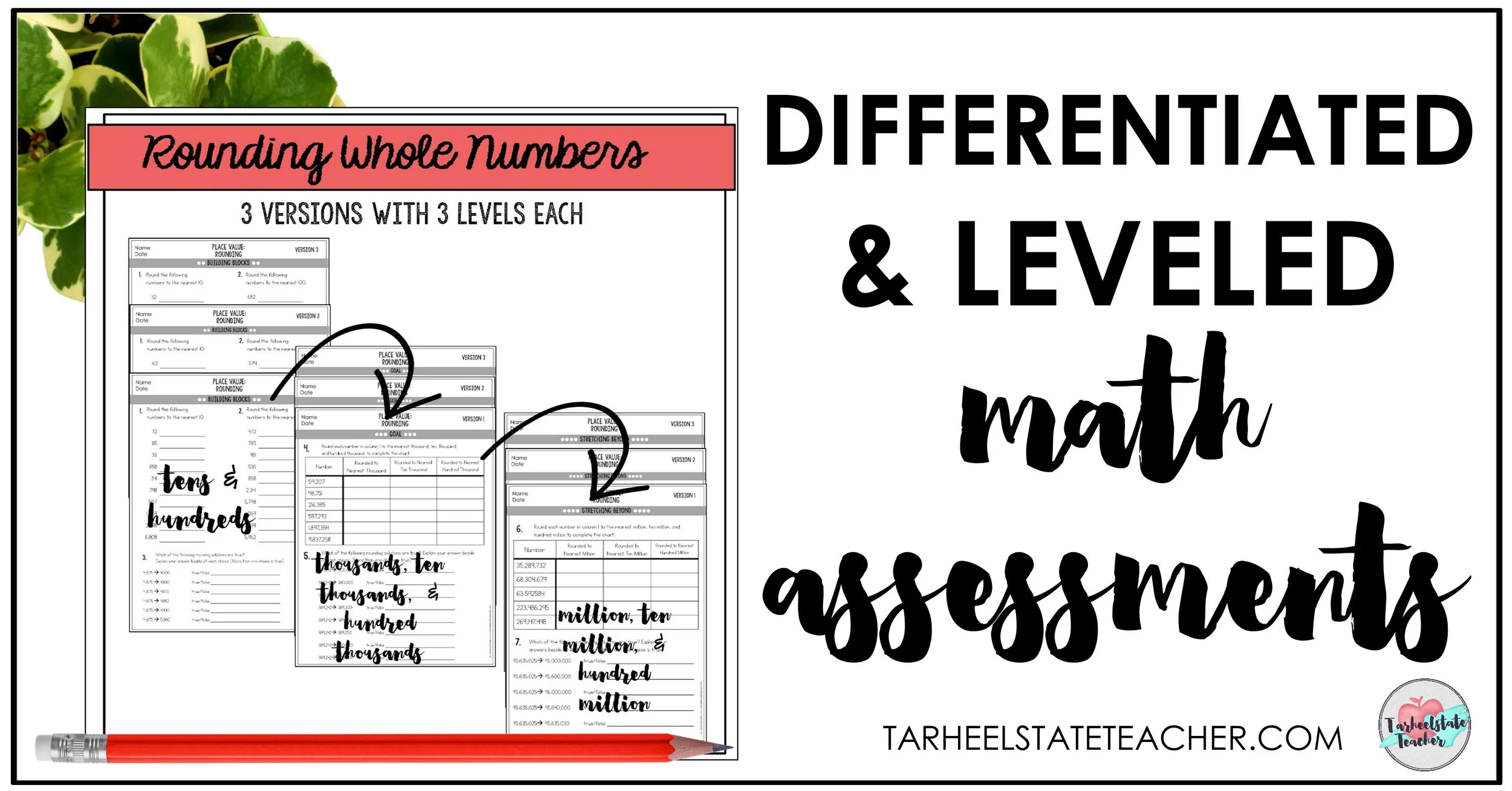 Different Approaches to Pre-Assessment in Math - leveledpreassessmentsrounding leveledpreassessmentsrounding