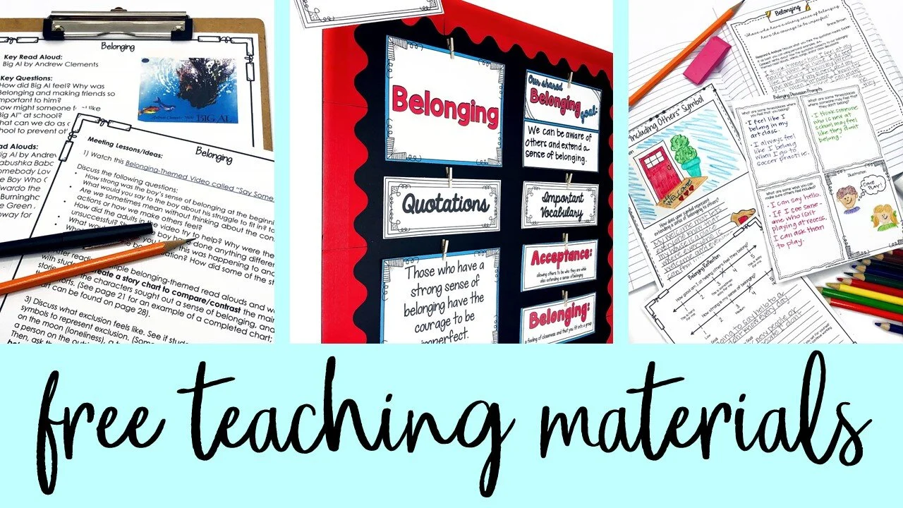 senseofbelongingactivitiesfreeteachingresources 8