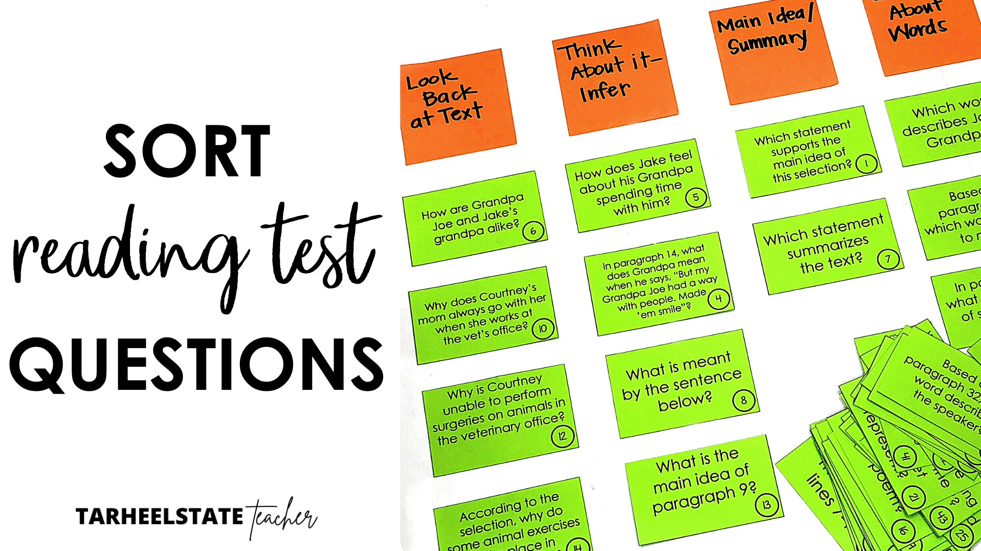 sortreadingtestquestions