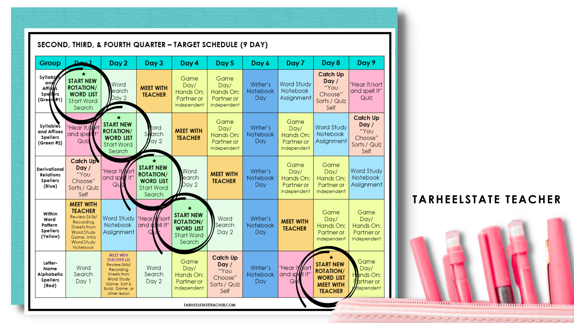 staggeredwordstudyschedulepinkpens