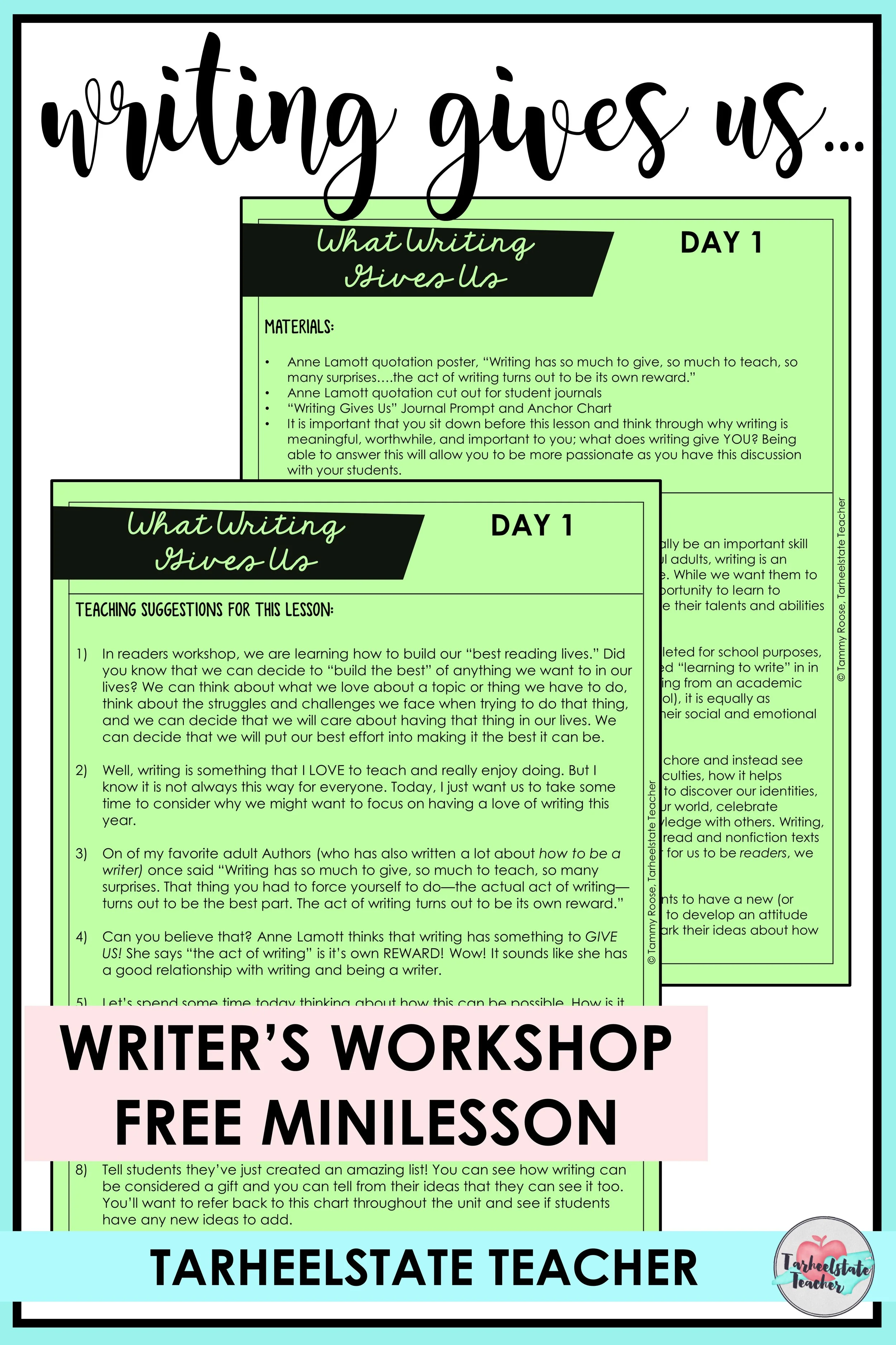 whatwritinggivesusfreeminilesson