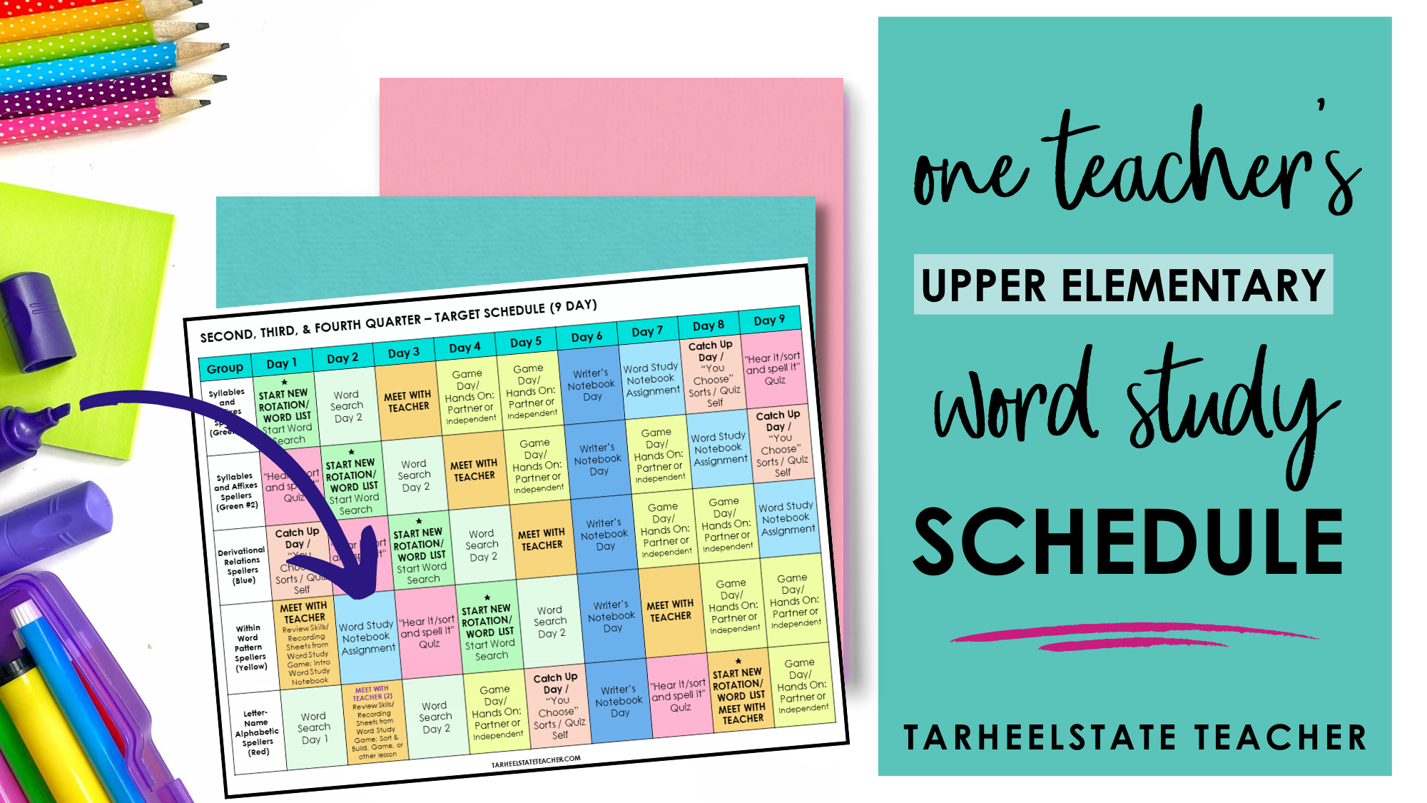 wordstudyscheduletarheelstateteacher