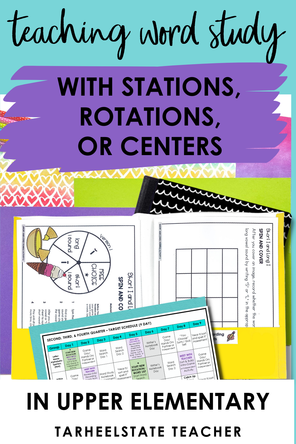 Teaching Word Study Block With Stations, Rotations, or Centers - wordstudystationsrotationscenterswordstheirway wordstudystationsrotationscenterswordstheirway